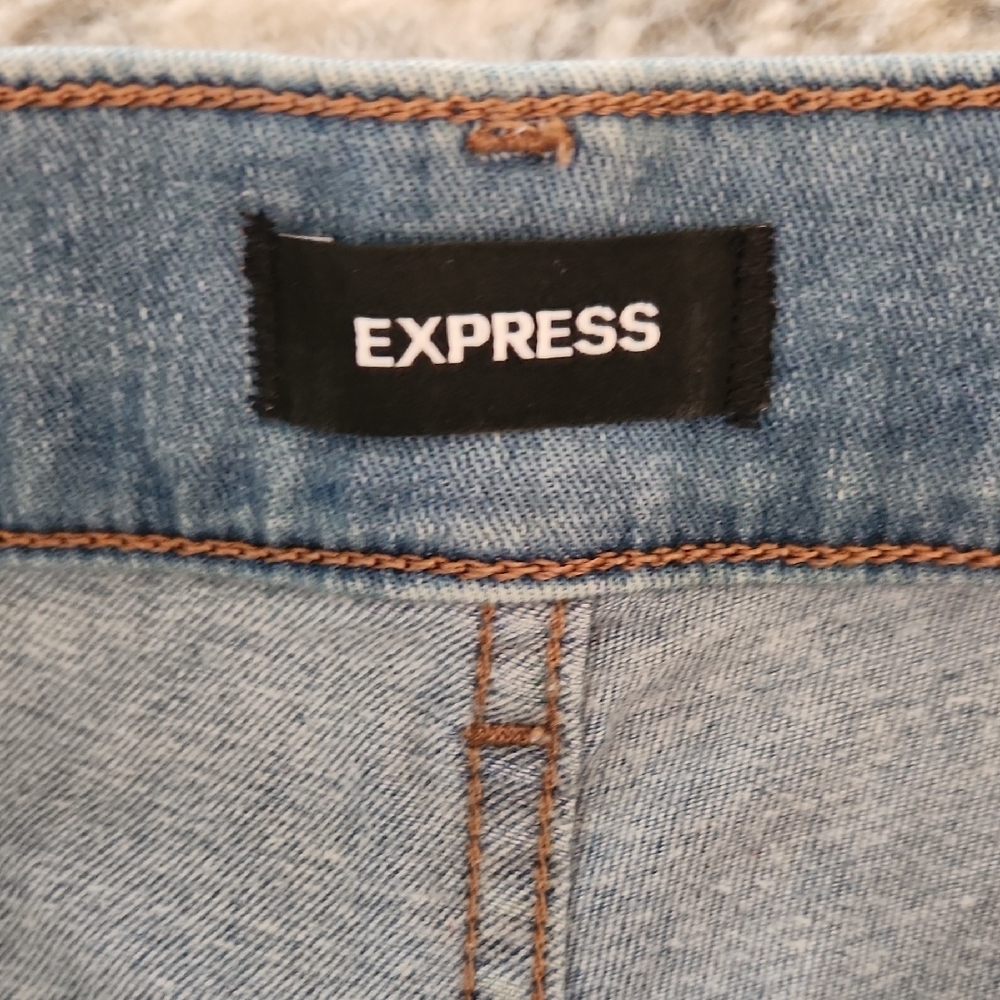 Express High Rise Slim Jeans - Picture 2 of 4